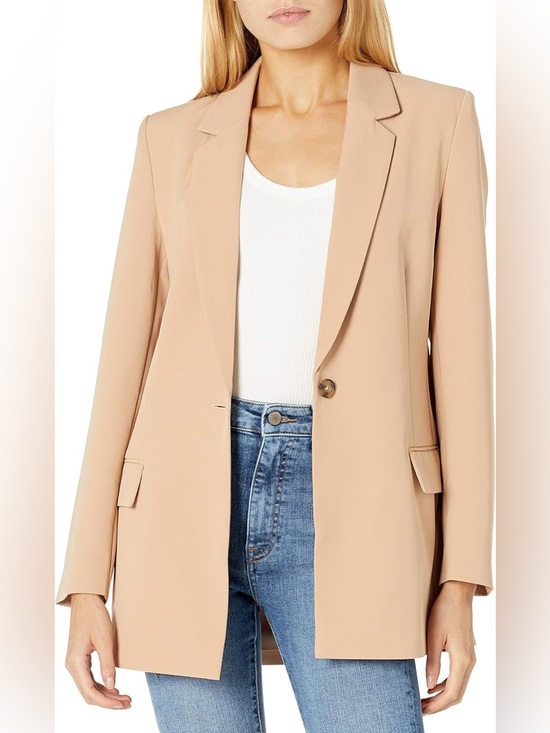 The Drop Jackets & Blazers - The Drop Blake Long Blazer in Praline size S